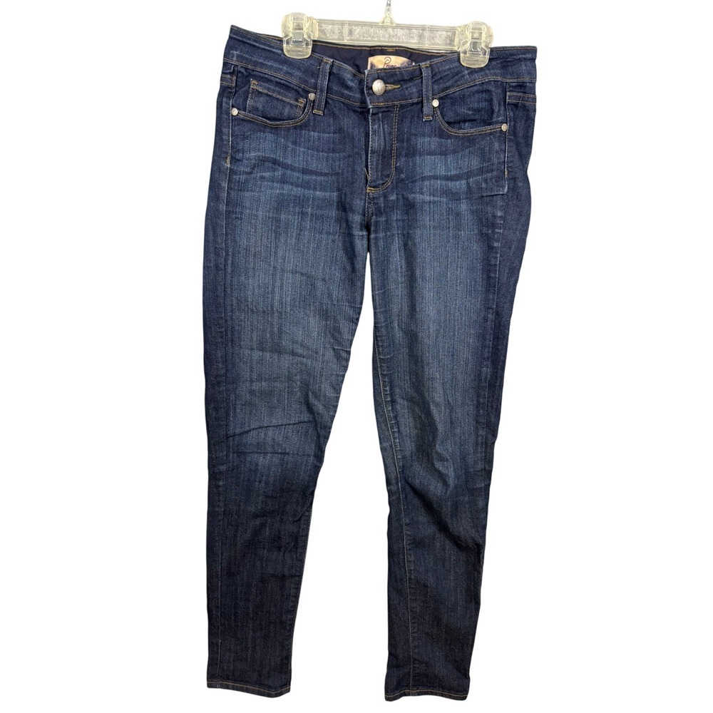 Paige Premium Denim Dark Wash Skinny Jeans Sz 27 Women's Designer